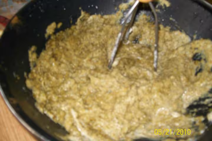 Puree de brocolis gratine