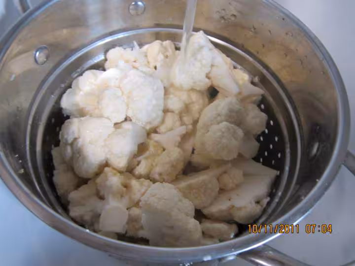 Puree de chou fleurs gratinee
