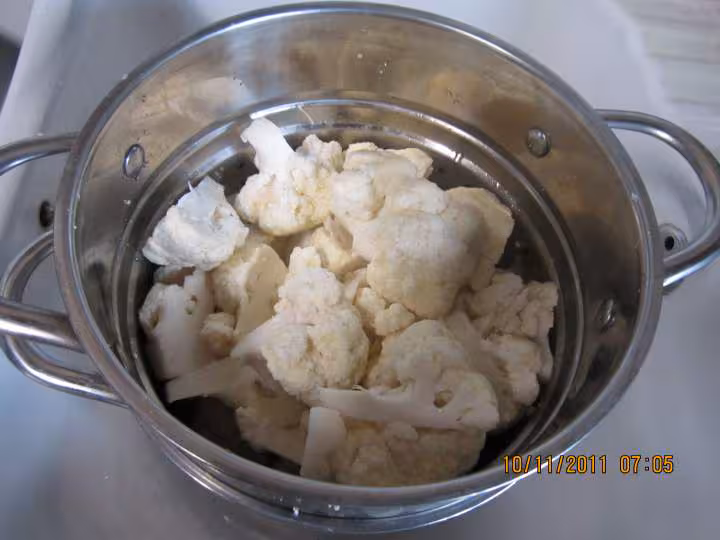 Puree de chou fleurs gratinee