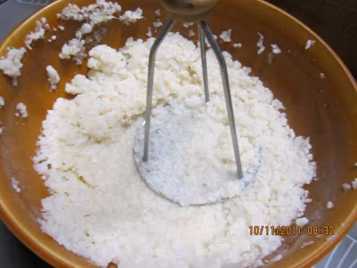 Puree de chou fleurs gratinee