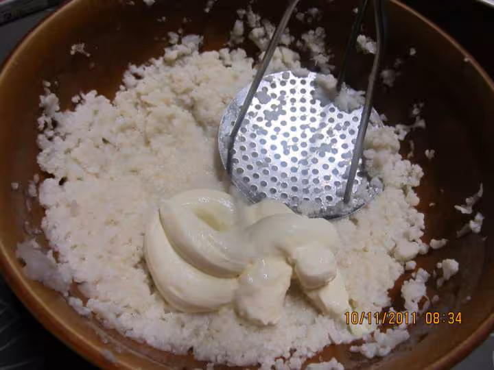 Puree de chou fleurs gratinee
