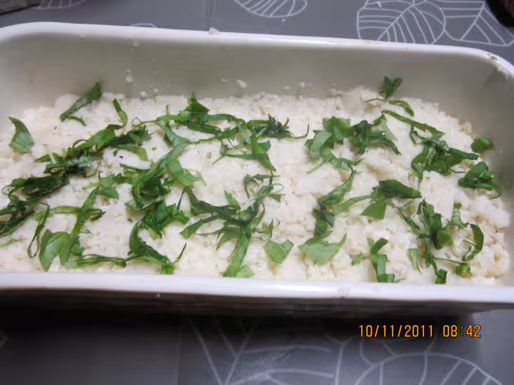 Puree de chou fleurs gratinee