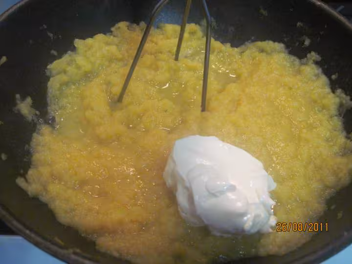 Puree de courgettes a la creme fraiche