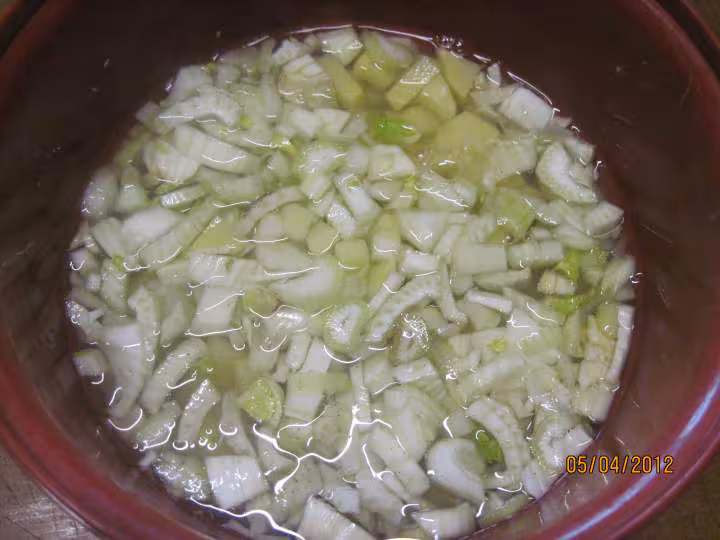Puree de fenouil et pommes de terre gratine
