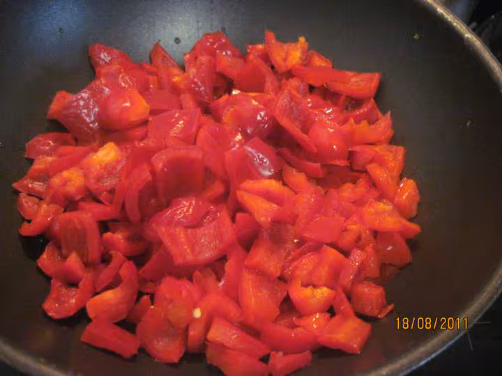 Puree de poivrons rouges a l harissa d ail