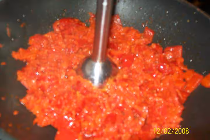 Puree de poivrons rouges a l harissa d ail