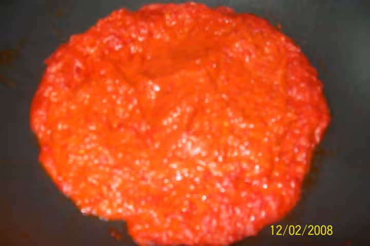 Puree de poivrons rouges a l harissa d ail