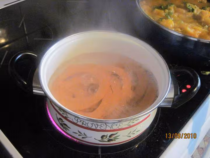 Puree de potimarron au celeri sterilisees