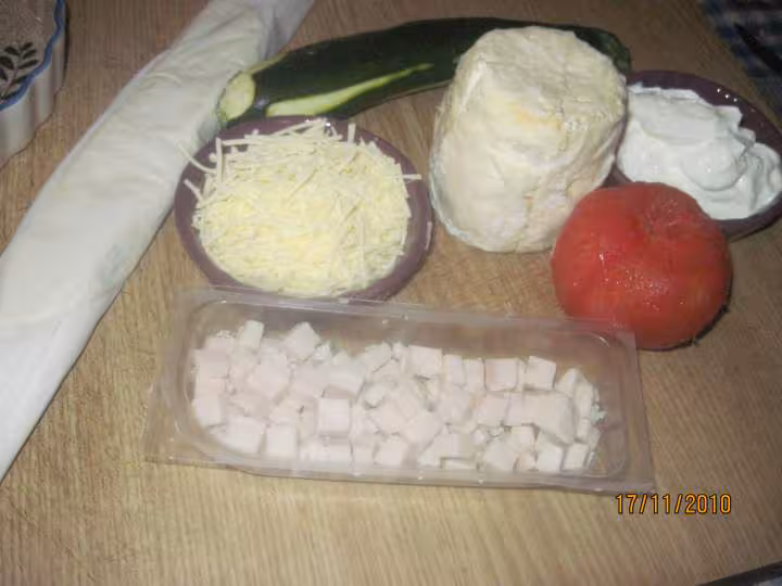 Quiche au fromage de vache et legumes
