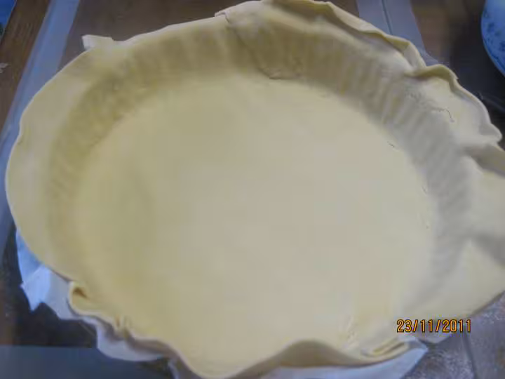 Quiche aux allumettes de canard a l oseille