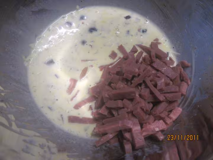 Quiche aux allumettes de canard a l oseille