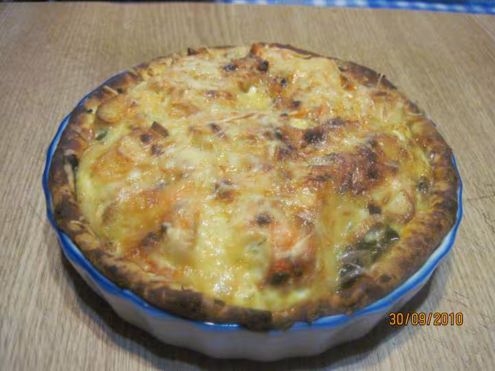 Quiche aux feuilles de bette et surimi photos
