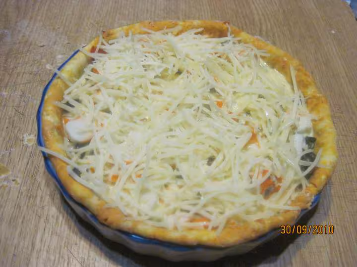 Quiche aux feuilles de bette et surimi photos