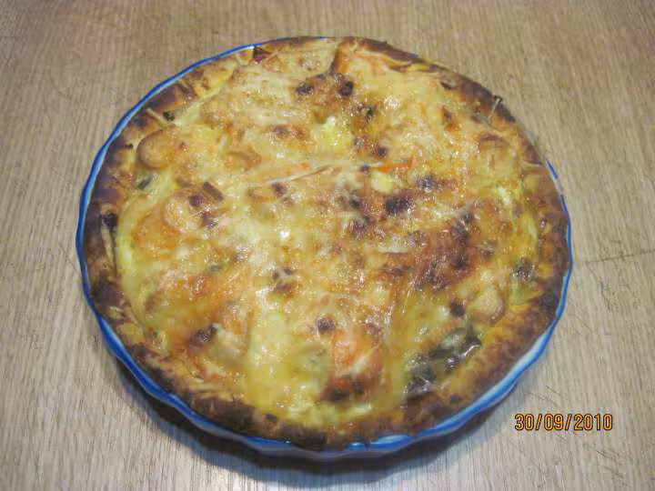 Quiche aux feuilles de bette et surimi photos