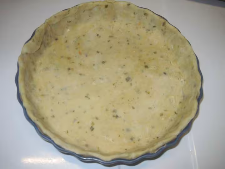 Quiche aux jeunes pousses d epinard
