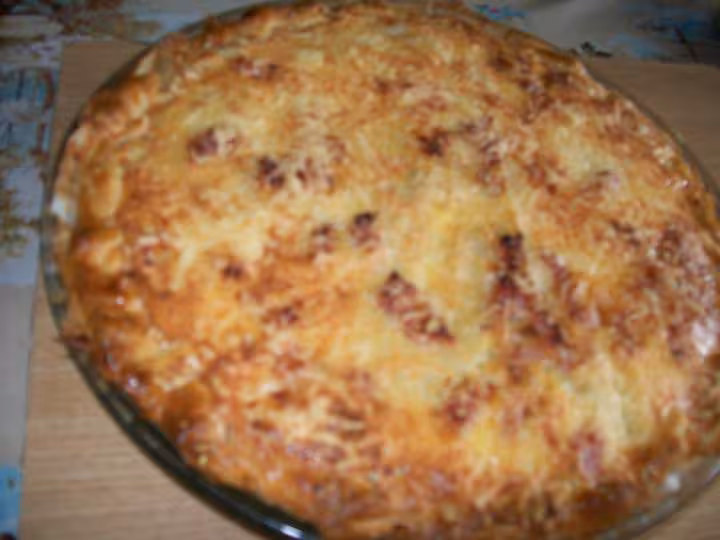 Quiche aux pommes de terre amp lardons
