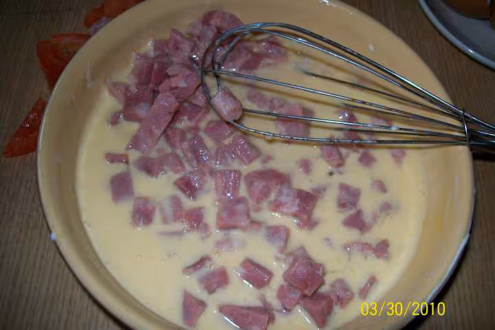 Quiche aux pommes de terre amp lardons