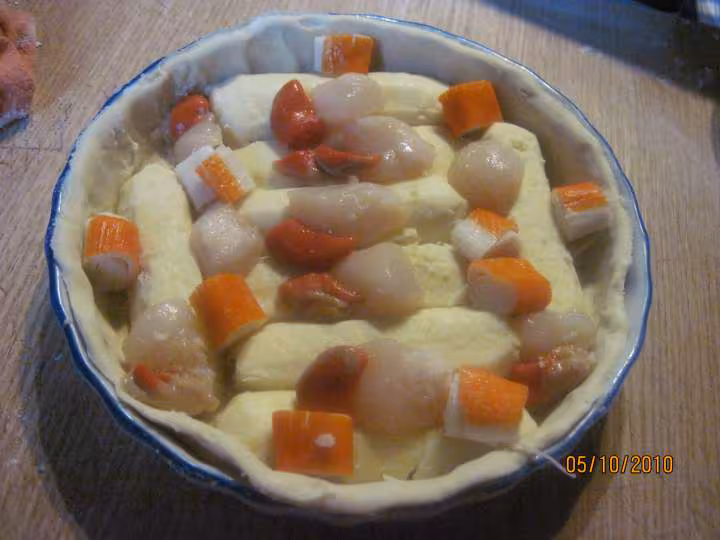 Quiche aux quenelles de brochets