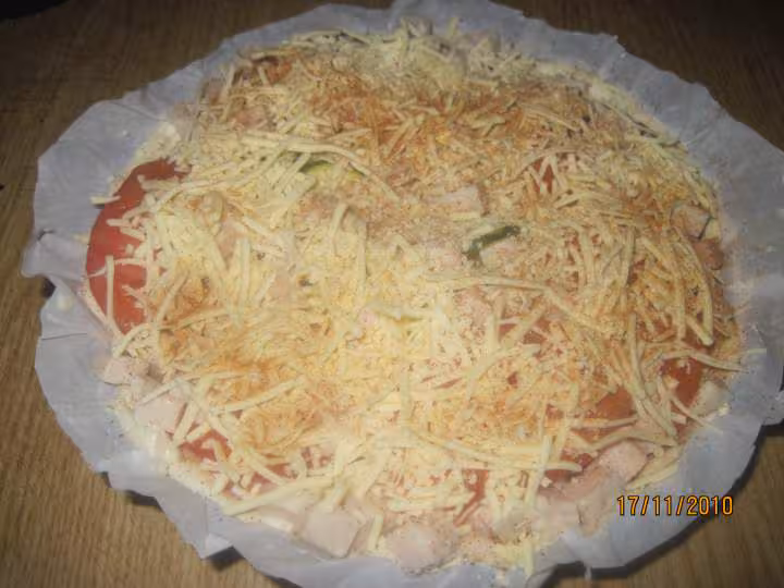 Quiche de fromage de vache et legumes