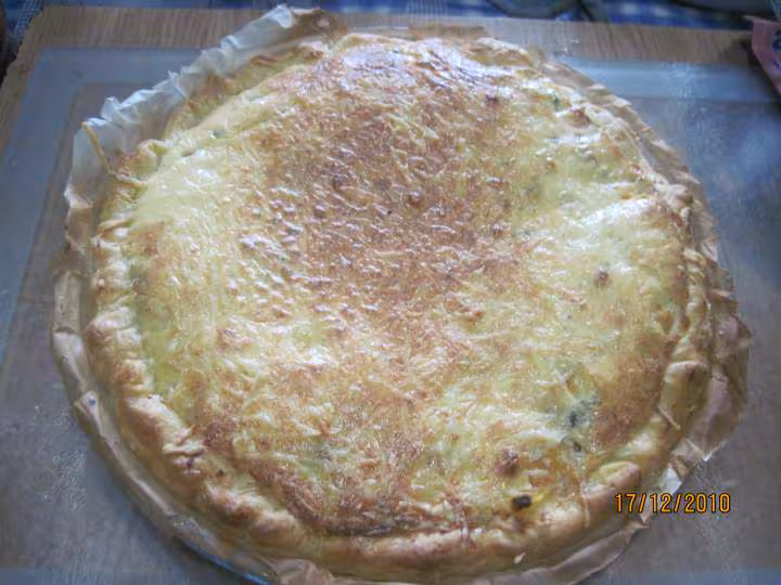Quiche de pousses d epinards et saumon rose