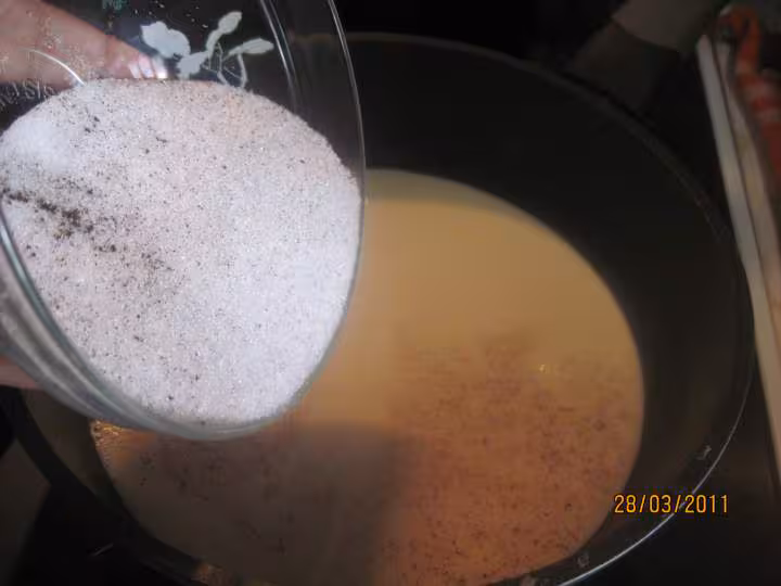 Ramequins a la semoule chocolat des de poires