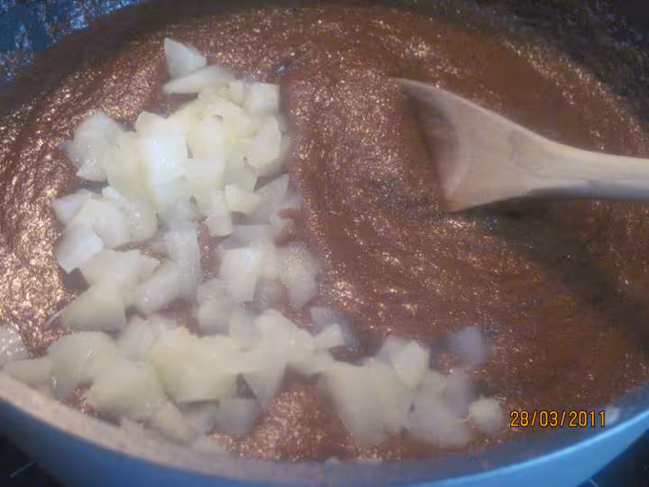 Ramequins a la semoule chocolat des de poires