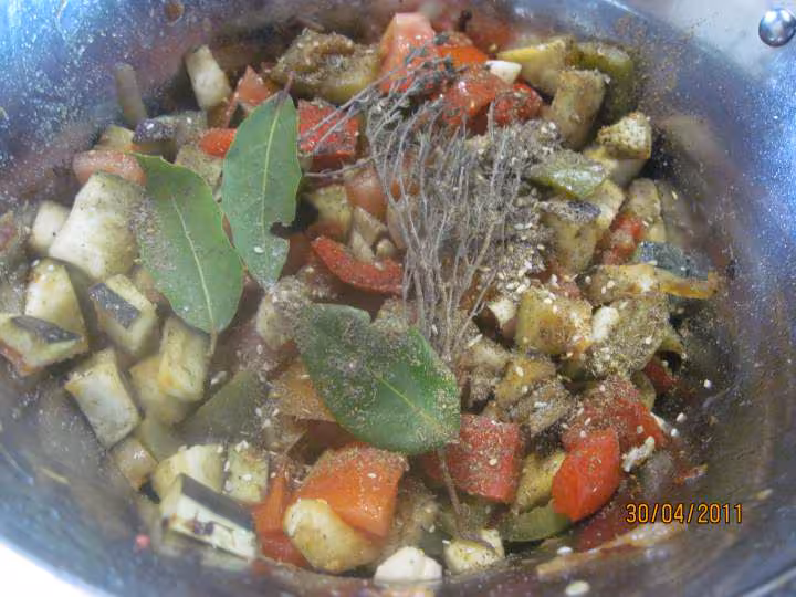 Ratatouille en mijoteuse