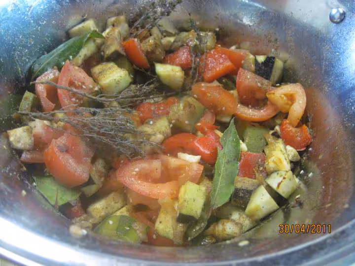 Ratatouille en mijoteuse