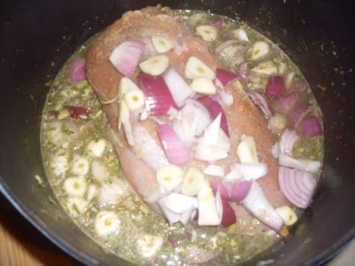 Recette de filet de poulet en sauce