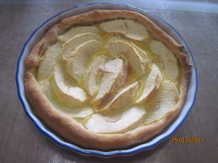 Reste de pate feuilletee une tarte au pomme