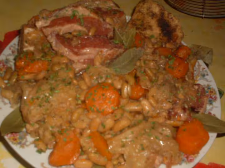 Restes de legumes amp viandes genre pot au feu