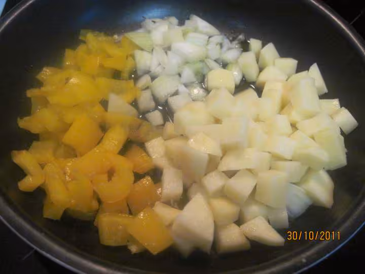 Restes de viandes en salade a l echalotes