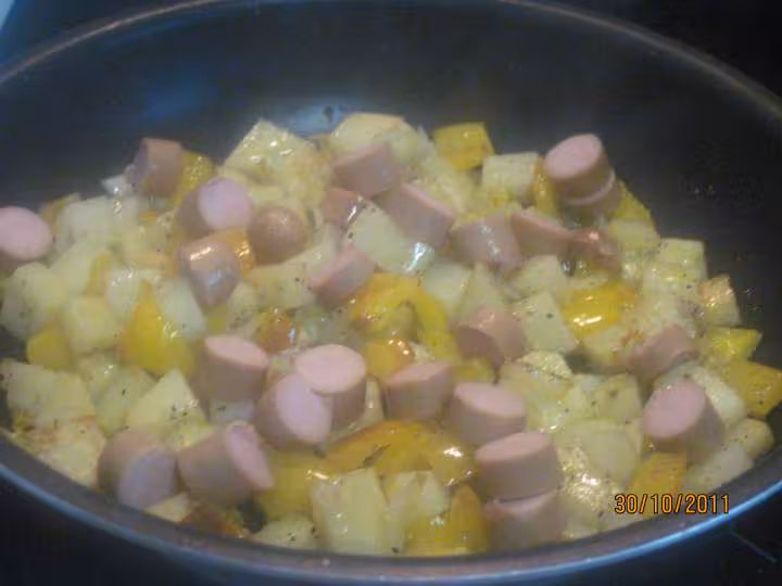 Restes de viandes en salade a l echalotes
