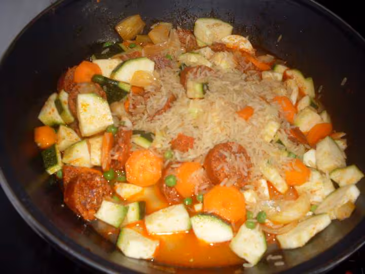 Risoto au chorizo