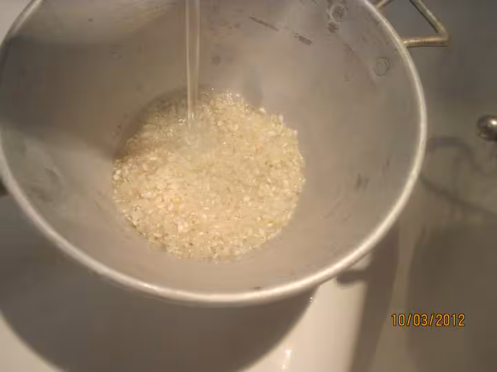 Riz au lait a la pomme et caramel