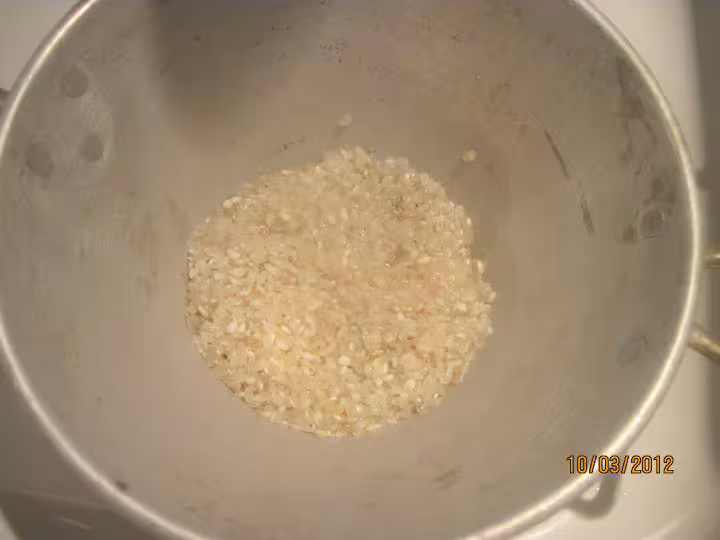 Riz au lait a la pomme et caramel