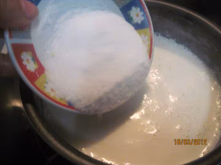 Riz au lait a la pomme et caramel