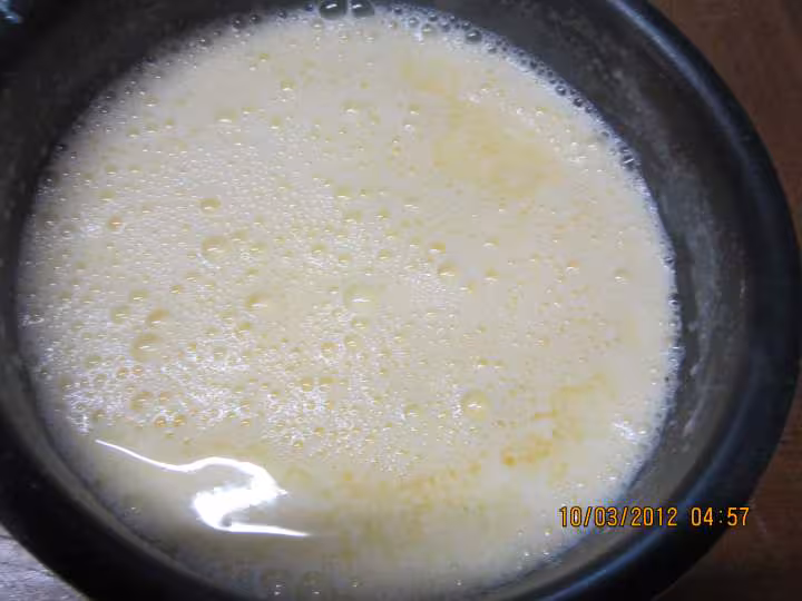Riz au lait a la pomme et caramel
