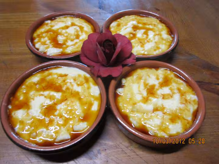 Riz au lait a la pomme et caramel