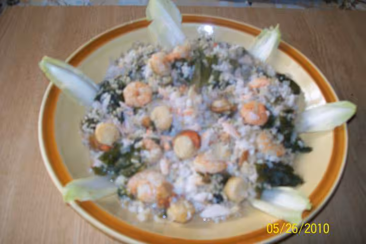 Riz aux fruits mer