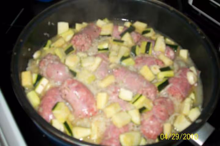 Riz aux saucisses toulouse basilic