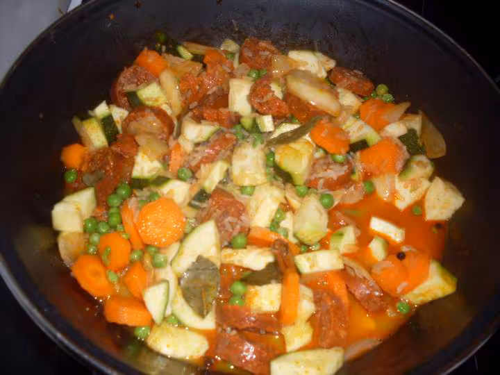 Rizotto au chorizo