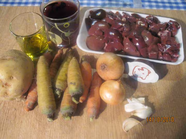 Rognon de boeuf en sauce
