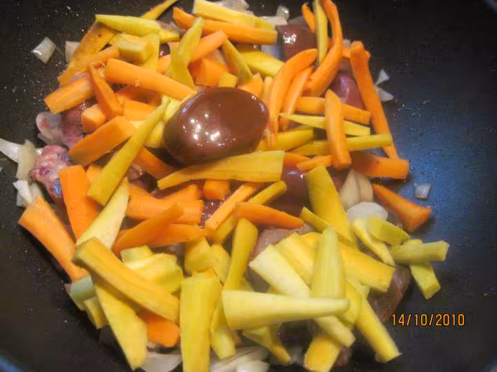 Rognon de boeuf en sauce
