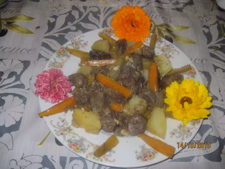 Rognon de boeuf en sauce