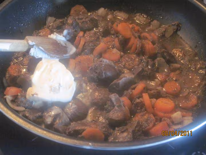 Rognon de porc aux carottes et boulgour