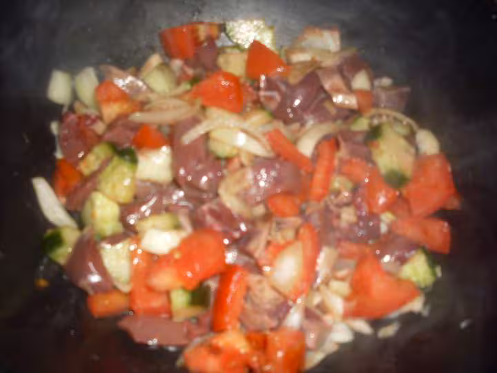 Rognons aux legumes