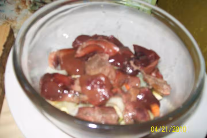 Rognons aux legumes mo