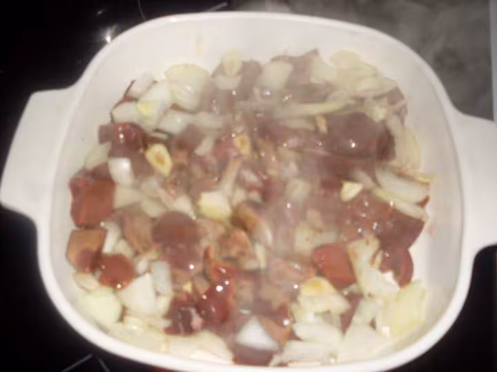 Rognons chouchou fenouil topinambour en sauce
