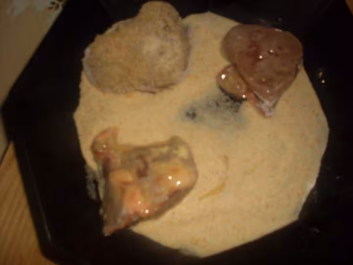 Rognons de boeuf frits
